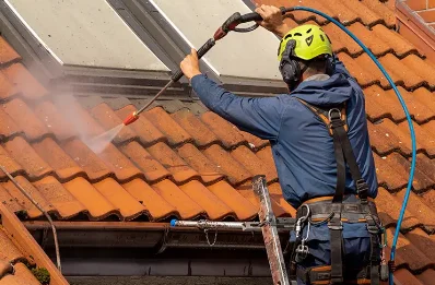 Démoussage et hydrofuge de toiture à Boutx